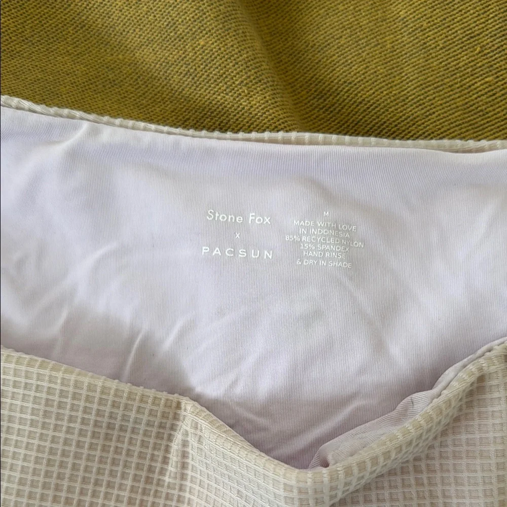 Stone Fox Swim x PACSUN Cream Bikini Set